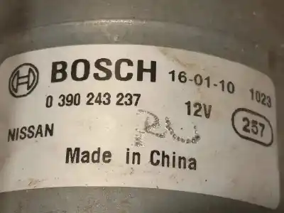 Second-hand car spare part front windshield wiper motor for nissan pulsar (c13) 1.2 16v cat 116 cv / 85 kw oem iam references 288004ma0a 3397021727 0390243237