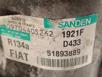 Peça sobressalente para automóvel em segunda mão compressor de ar condicionado a/a a/c por opel combo furgoneta/monovolumen (x12) 1.3 cdti (b05) referências oem iam 51893889 sd6v12 1921f