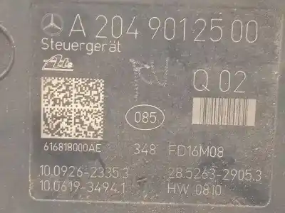 Second-hand car spare part abs for mercedes-benz clase c (w204) berlina c 220 cdi blueefficiency (204.002) oem iam references a2044315512 10039938454 a2049012500