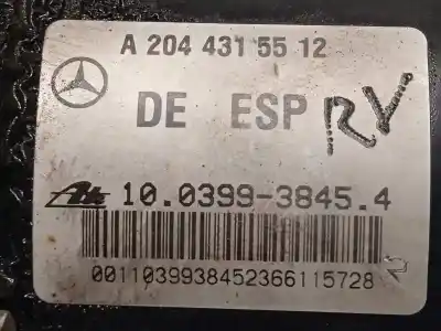 Second-hand car spare part abs for mercedes-benz clase c (w204) berlina c 220 cdi blueefficiency (204.002) oem iam references a2044315512 10039938454 a2049012500