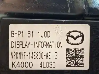 Second-hand car spare part multifunction display for mazda 3 lim. () style oem iam references bhp1611j0d bhp1 