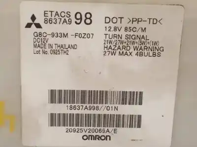 Автозапчастина б/у реле/запоперівник для mitsubishi space star (a00) motion посилання на oem iam 8637a998  