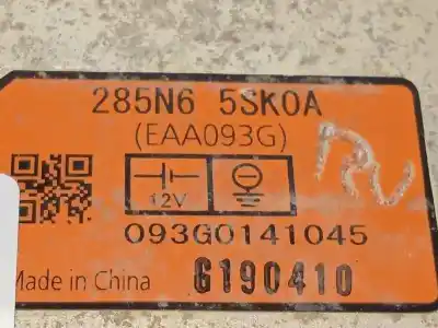 Peça sobressalente para automóvel em segunda mão módulo eletrônico por nissan leaf (ze1) electric referências oem iam 285n65sk0a  