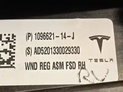 Автозапчасти б/у регулятор стекла переднего правого за tesla model 3  ссылки oem iam 109662114j  