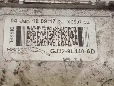 Second-hand car spare part intercooler for land rover evoque 2.0 td4 cat oem iam references gj329l440ad  lr095900