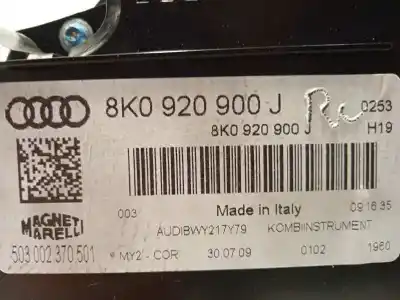 Автозапчасти б/у приборная доска за audi a4 b8 avant (8k5) 2.0 tdi quattro ссылки oem iam 8k0920900j 8k0920900k 