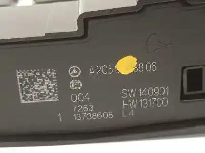 Автозапчасти б/у выключатель за mercedes-benz clase c cabrio (bm 205) (6.2016->) c 200 (205.442) ссылки oem iam a2059056806 2059056806 
