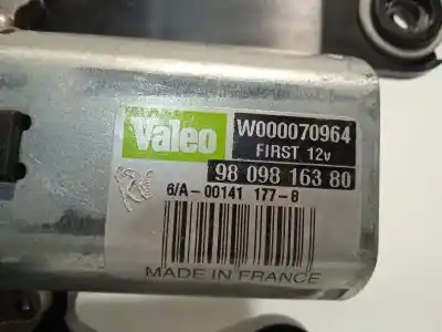 Second-hand car spare part rear windshield wiper motor for peugeot expert combi 1.6 blue-hdi fap oem iam references 9809816380 w000070964 