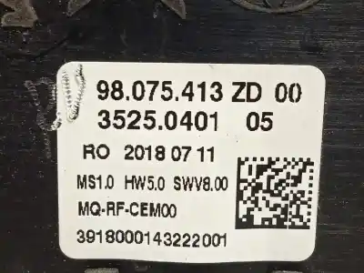 Second-hand car spare part climate control for peugeot expert combi 1.6 blue-hdi fap oem iam references 98075413zd 3525040105 
