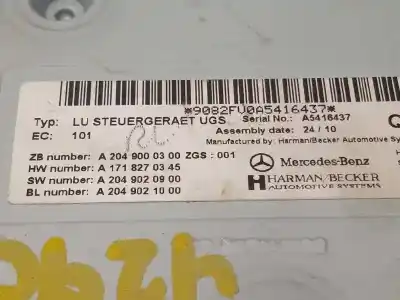 Автозапчастина б/у електронний модуль для mercedes-benz clase m (w164) ml 300 cdi 4-matic (164.121) посилання на oem iam a2049000300 2049000300 