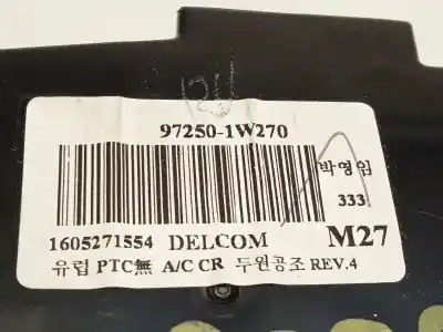 Recambio de automóvil de segunda mano de mando climatizador para kia rio basic referencias oem iam 972501w270  