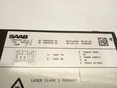 Pièce détachée automobile d'occasion module électronique pour saab 9-3 sport sedán 1.9 tid cat références oem iam 12802538  