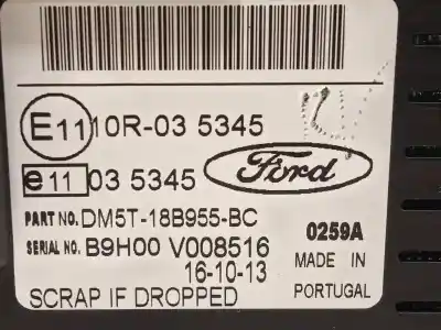 Автозапчастина б/у багатофункційний дисплей для ford grand c-max (dxa/cb7, dxa/ceu) 1.6 tdci посилання на oem iam dm5t18b955bc  2014481