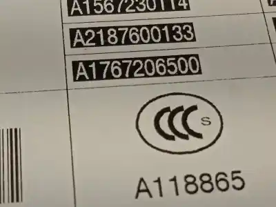 Автозапчастина б/у регулятор вікна передній лівий для mercedes-benz clase gla (w156) gla 180 (156.942) посилання на oem iam a1767206500 a2469065100 1767206500