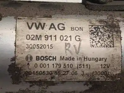 Peça sobressalente para automóvel em segunda mão motor de arranque por skoda fabia 1.0 mpi referências oem iam 02m911021g 0001179510 