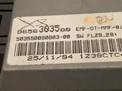 Second-hand car spare part multifunction display for peugeot 607 (s2) 2.2 oem iam references 9656303580  