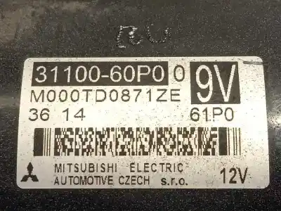 Second-hand car spare part starter motor for suzuki swift azg (nz) glx oem iam references 3110060p00 m000td0871ze 