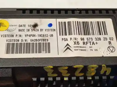 Second-hand car spare part climate control for citroen c6 exclusive oem iam references 96573328zd  6451sy