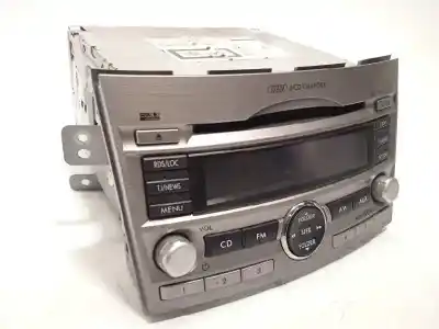 Second-hand car spare part audio system / radio cd for subaru legacy berl. b13 (bl) 2.0 d classic oem iam references 86201aj410