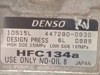 Second-hand car spare part air conditioning compressor for subaru legacy berl. b13 (bl) 2.0 d classic oem iam references 2473007141 4472800930 73111aj020