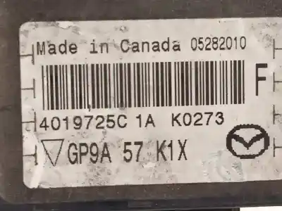 Автозапчастина б/у електронний модуль для mazda cx-7 (er) 2.2 mzr-cd awd (er10a) посилання на oem iam gp9a57k1x  