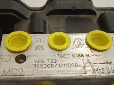 Peça sobressalente para automóvel em segunda mão abs por dacia sandero stepway referências oem iam 476600188r 269722 0265956527