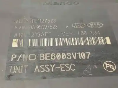 Second-hand car spare part abs for kia stonic (ybcuv) tech oem iam references 58920h8250 mgh85adbh6013v103 be6003v107