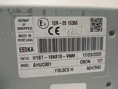 Second-hand car spare part gps navigation system for ford puma * oem iam references h1bt18k810vnm 2556481 