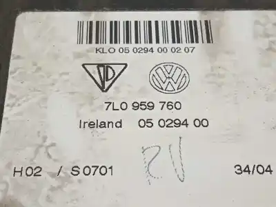 Автозапчастина б/у електронний модуль для porsche cayenne (typ 9pa) s посилання на oem iam 7l0959760  