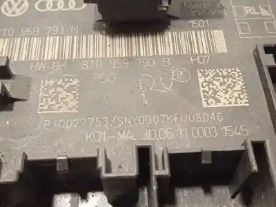 Автозапчасти б/у блок управления комфортом за audi a5 sportback (8t) 2.0 16v tdi ссылки oem iam 8t0959793b  