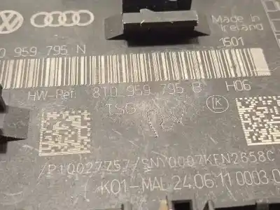 Автозапчасти б/у блок управления комфортом за audi a5 sportback (8t) 2.0 16v tdi ссылки oem iam 8t0959795b  