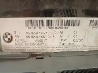 Second-hand car spare part multifunction display for bmw serie 3 touring (e91) 320d oem iam references 9145103 65829145103 65829145103