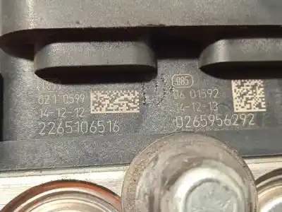 Second-hand car spare part abs for opel corsa e expression oem iam references 39002554 269539 0265956292