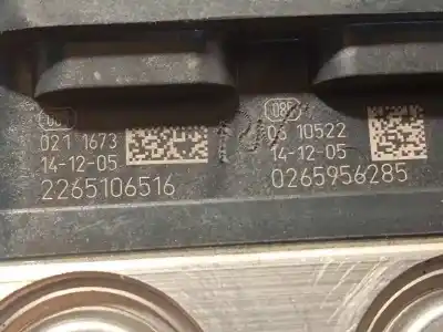 Pezzo di ricambio per auto di seconda mano abs per dacia duster laureate 4x2 riferimenti oem iam 476608845r 269634 0265956285