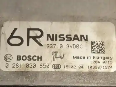 Recambio de automóvil de segunda mano de centralita motor uce para nissan nv 200 (m20) 1.5 dci cat referencias oem iam 237103vd0c 0281030850 