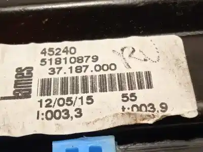 Автозапчастина б/у регулятор переднього правого скла для fiat doblo cargo (263_) 1.6 d multijet посилання на oem iam 51810879  