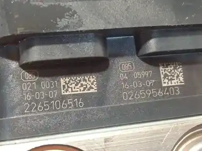 Peça sobressalente para automóvel em segunda mão abs por renault captur i (j5_, h5_) 1.5 dci 90 referências oem iam 476601203r 269722 0265956403