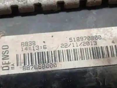Автозапчастина б/у водяний радіатор для fiat doblo cargo (263_) 1.6 d multijet посилання на oem iam 518970800  