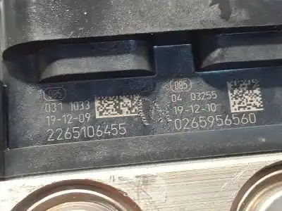 Автозапчастина б/у абс для dacia logan ii ambiance посилання на oem iam 476603249r 269707 0265956560