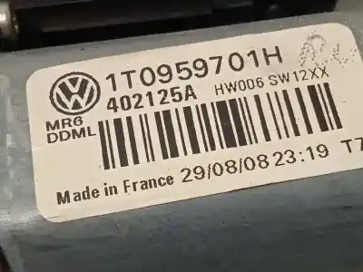 Автозапчастина б/у регулятор вікна передній лівий для volkswagen caddy ka/kb (2k) life посилання на oem iam 2k1837751et  