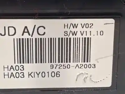 Second-hand car spare part climate control for kia pro cee´d (jd) 1.4 crdi 90 oem iam references 97250a2003  