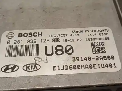 Second-hand car spare part ecu engine control for kia pro cee´d (jd) 1.4 crdi 90 oem iam references 391402a800 0281032126 