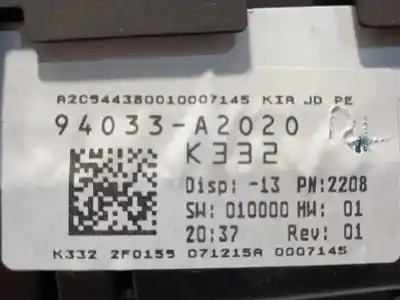 Peça sobressalente para automóvel em segunda mão quadrante por kia pro cee´d (jd) 1.4 crdi 90 referências oem iam 94033a2020  