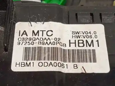 Peça sobressalente para automóvel em segunda mão comando de sofagem (chauffage / ar condicionado)  por hyundai i10 basis referências oem iam 97250b9aa0pgb  