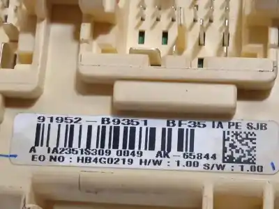 Second-hand car spare part fuse box unit for hyundai i10 basis oem iam references 91952b9351  