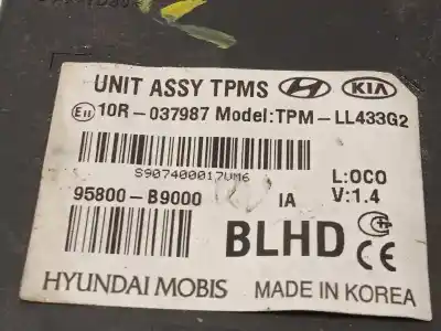 Second-hand car spare part electronic module for hyundai i10 basis oem iam references 95800b9000  