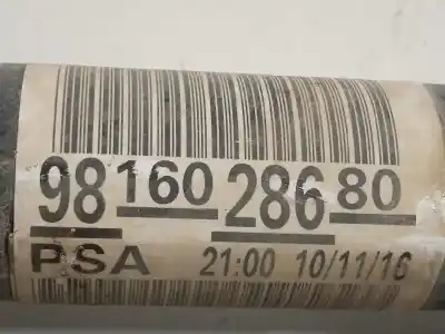 Автозапчасти б/у передняя правая трансмиссия за citroen c3 2 1.6 bluehdi 75ch manual ссылки oem iam 9816028680  