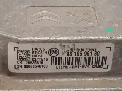 Автозапчастина б/у електронний модуль для citroen c3 2 1.6 bluehdi 75ch manual посилання на oem iam 9819596180  