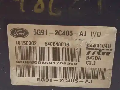 Peça sobressalente para automóvel em segunda mão abs por ford s-max (ca1) 2.0 tdci cat referências oem iam 6g912c405aj 16150302 