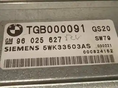 Автозапчастина б/у електронний модуль для land rover range rover (lm) 3.0 td6 посилання на oem iam tgb000091 96025627 5wk33504as